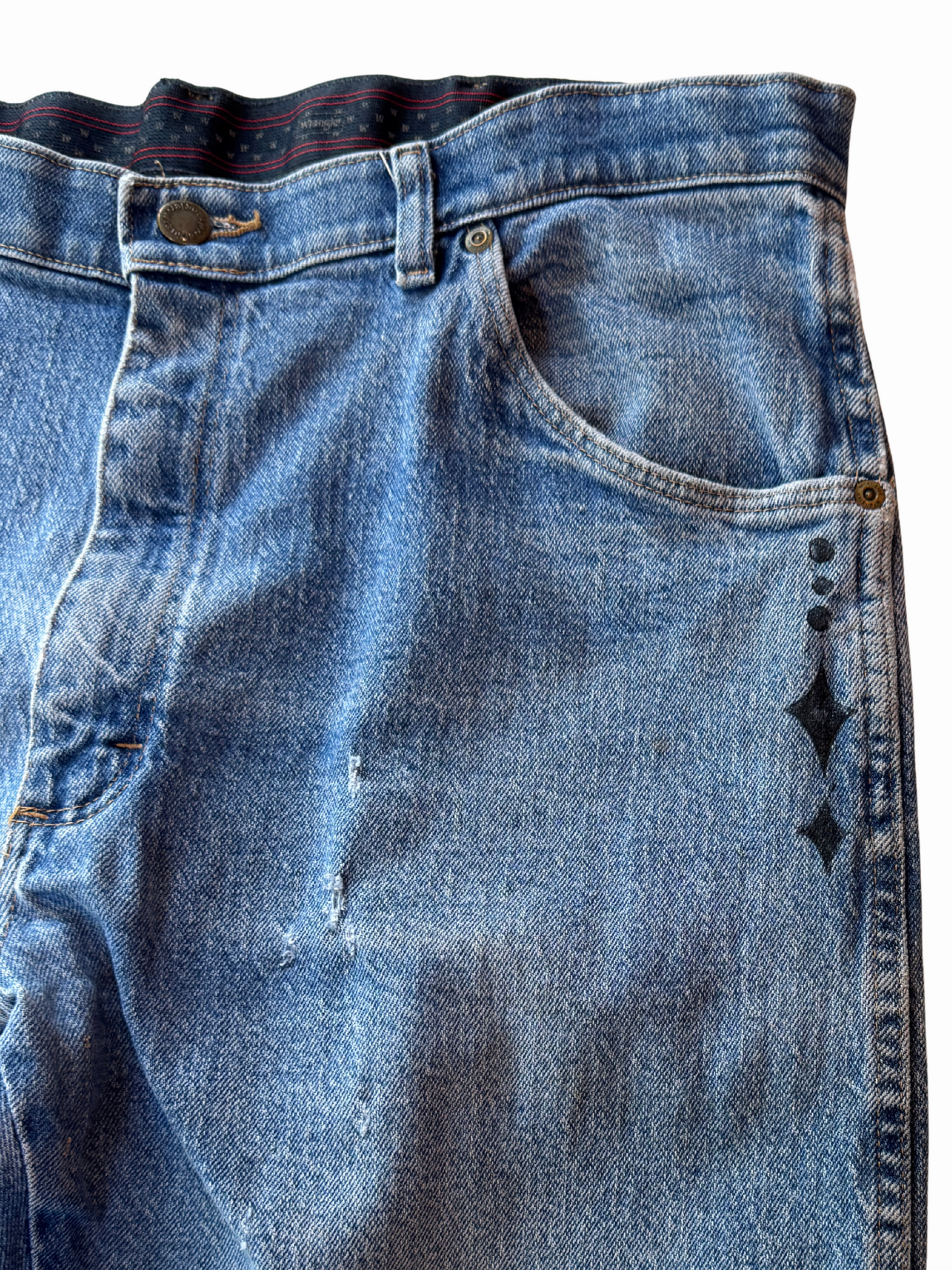 Upcycled Wrangler Jeans