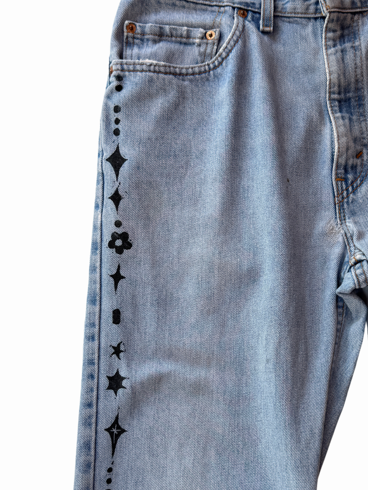 Upcycled Levi's 505 Jeans