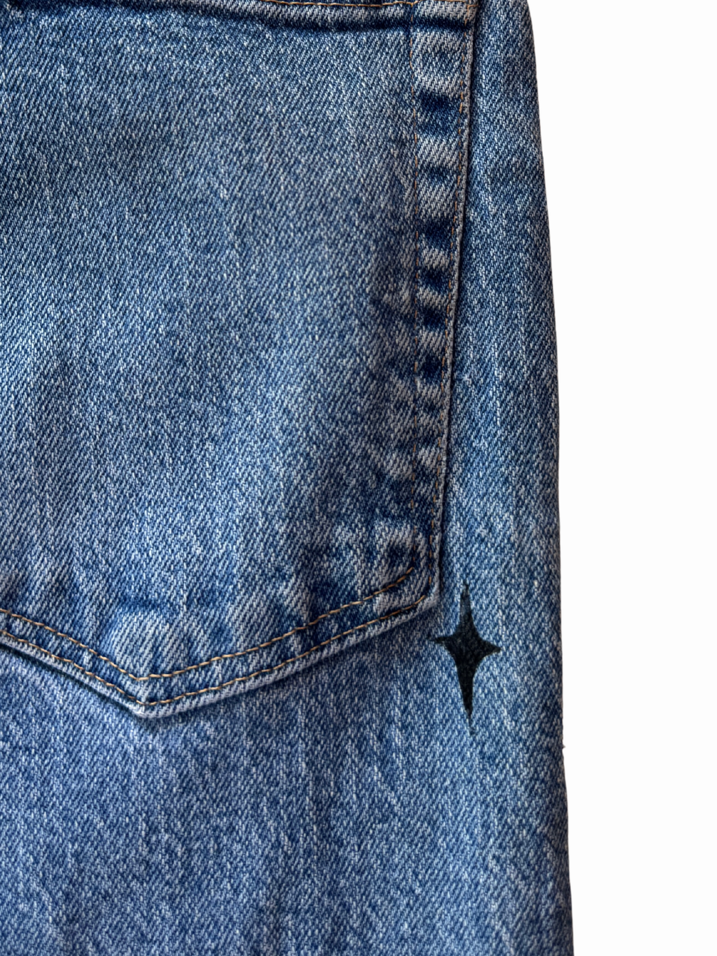 Upcycled Wrangler Jeans