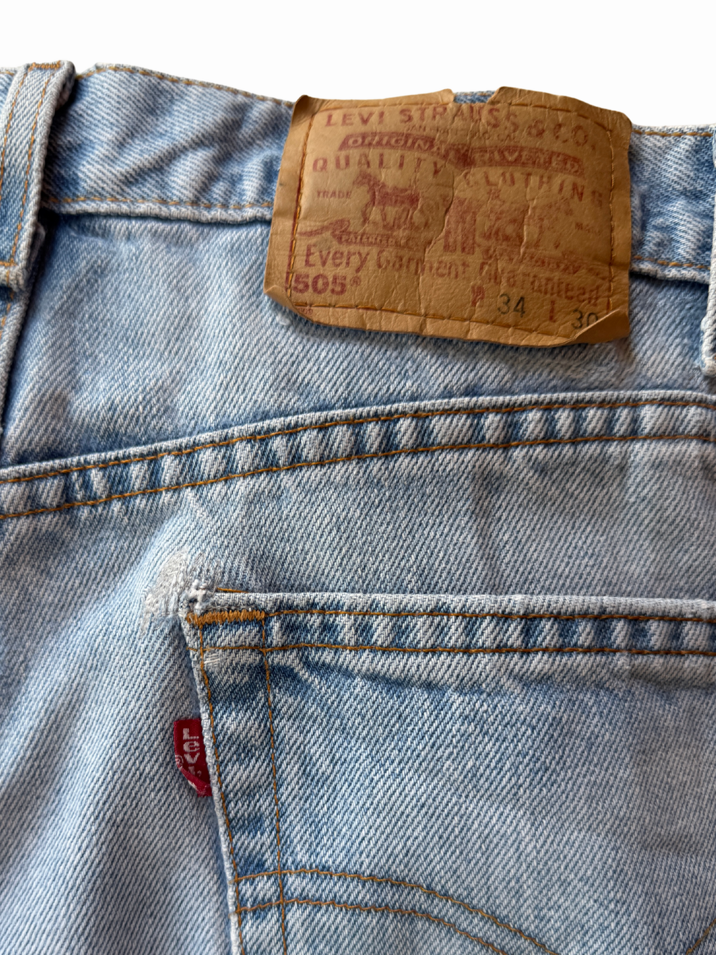 Upcycled Levi's 505 Jeans