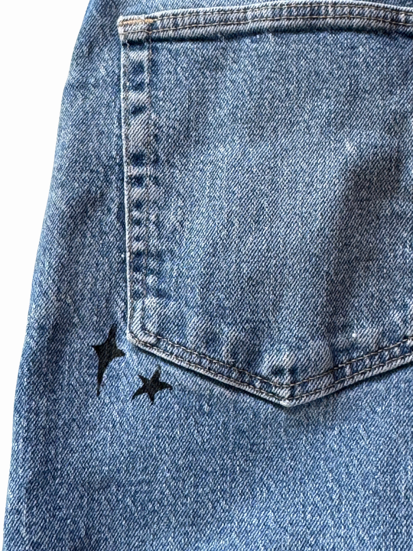 Upcycled Wrangler Jeans