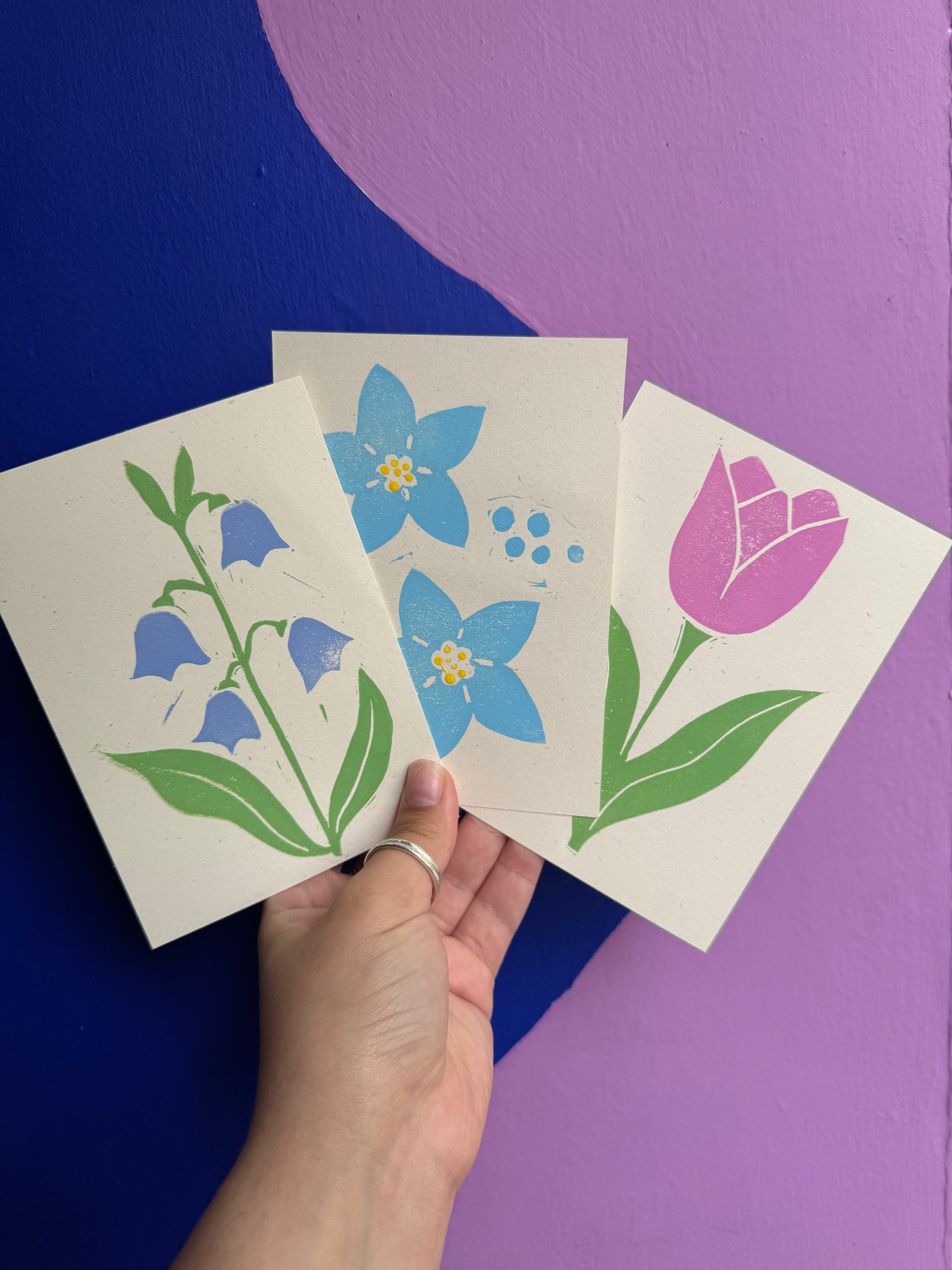 Floral Postcard Printing Workshop