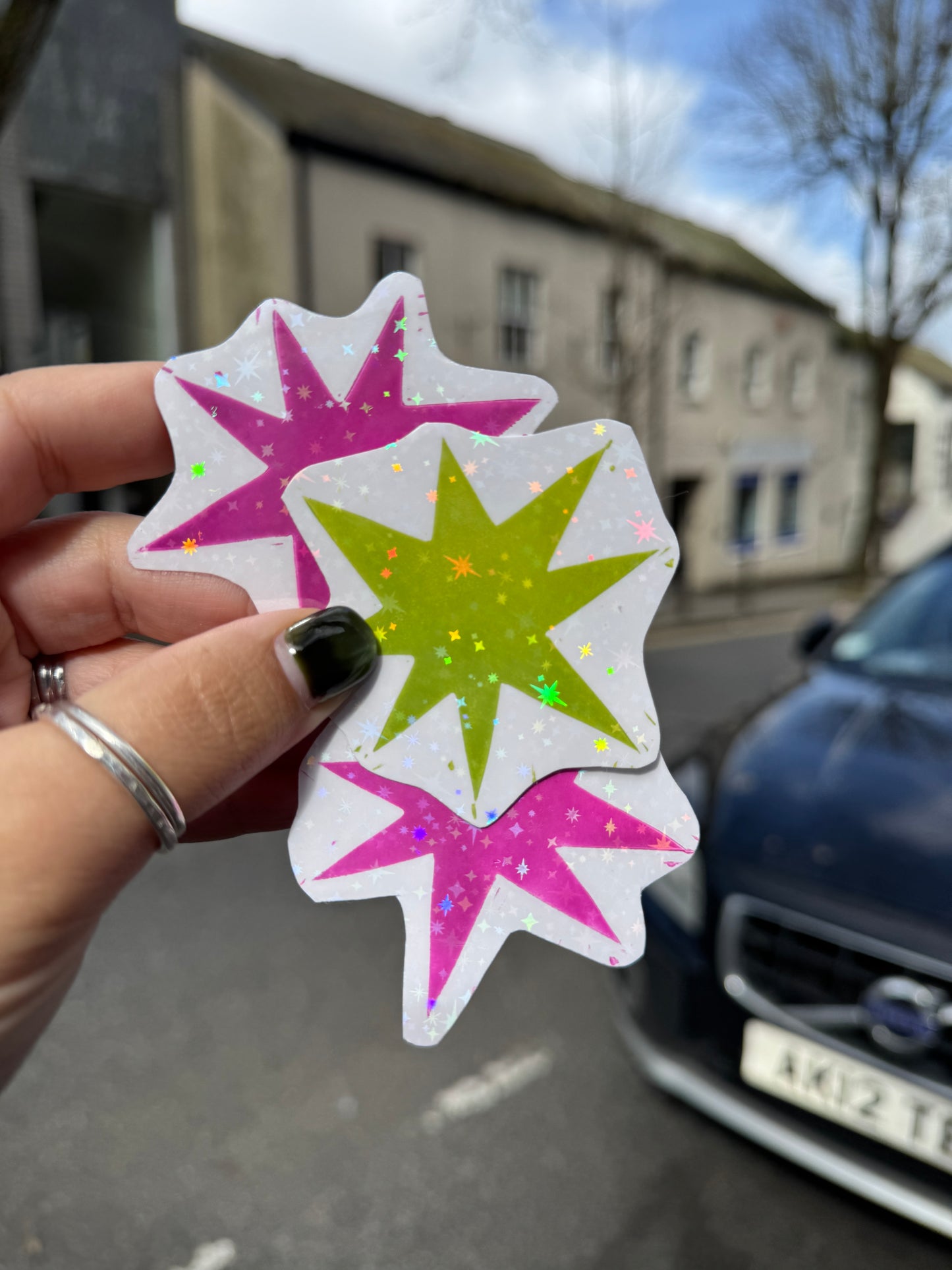Starburst Sticker