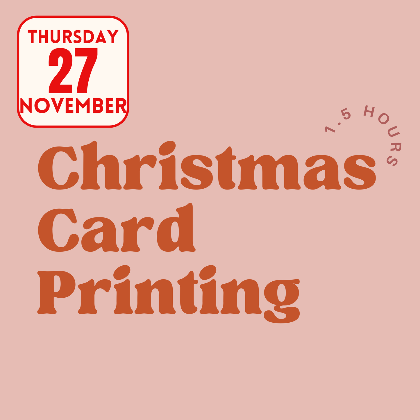 Festive Card Printing (Half)