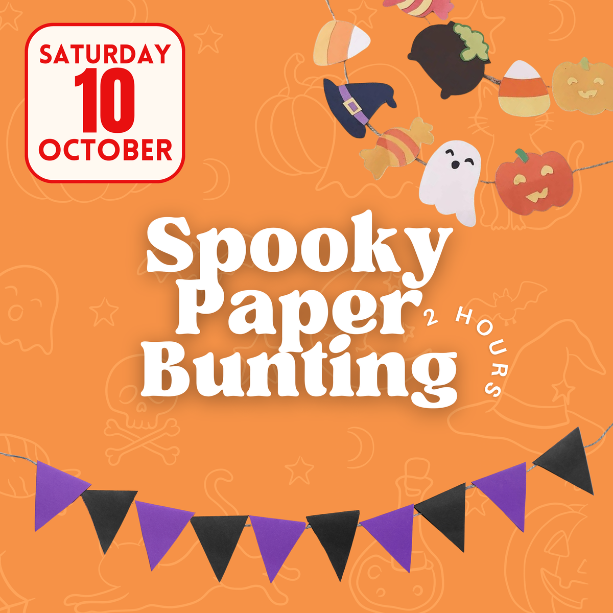 Halloween Paper Bunting Workshop