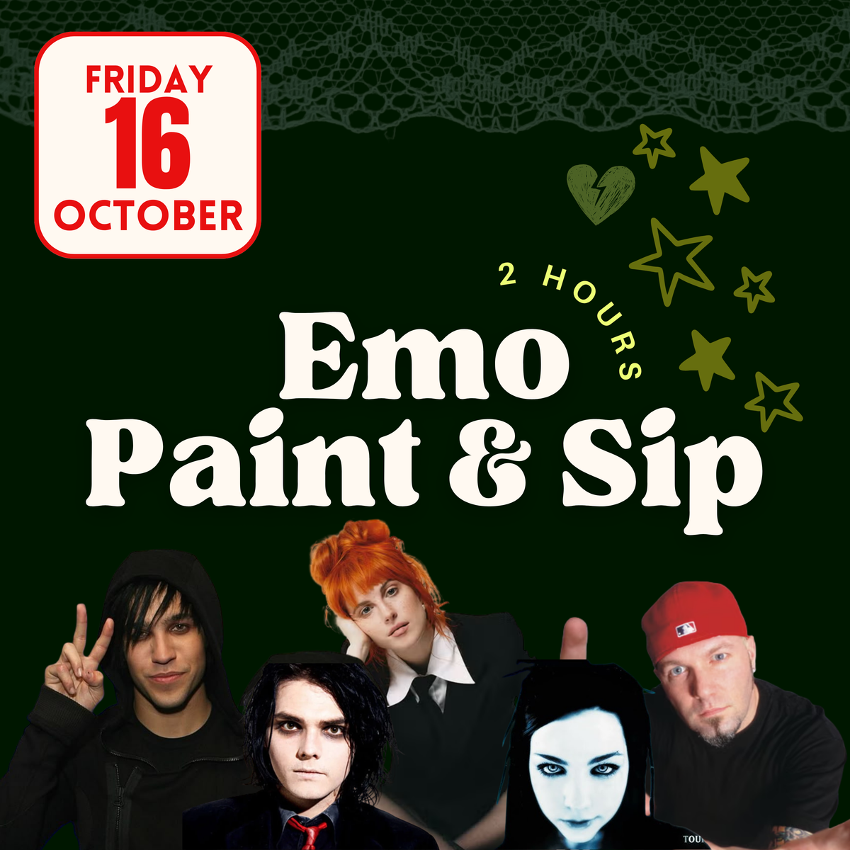EMO Mixed Media Sip & Paint