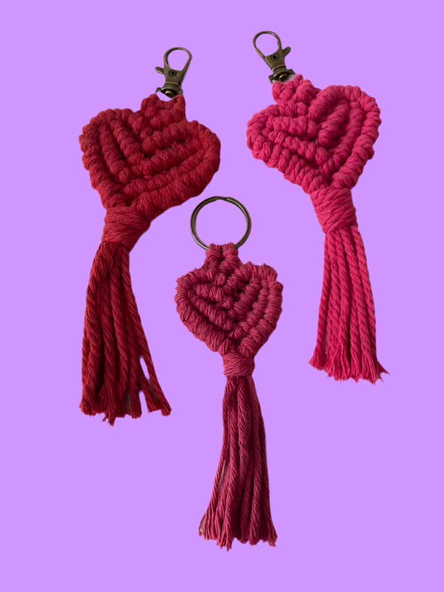 Heart Key Ring Macrame Workshop