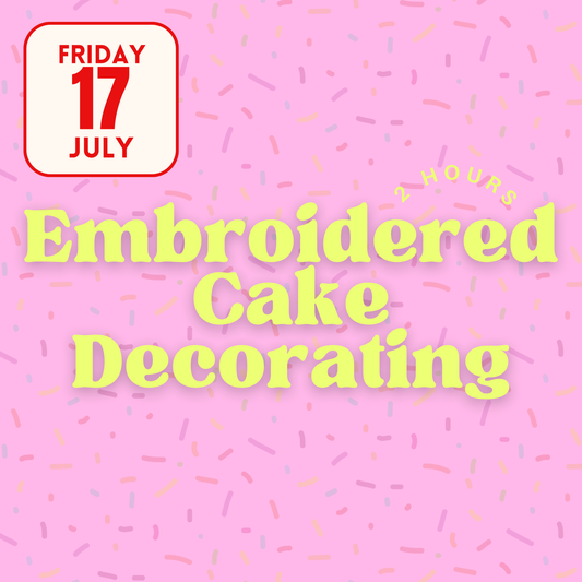 Embroidered Cake Decorating