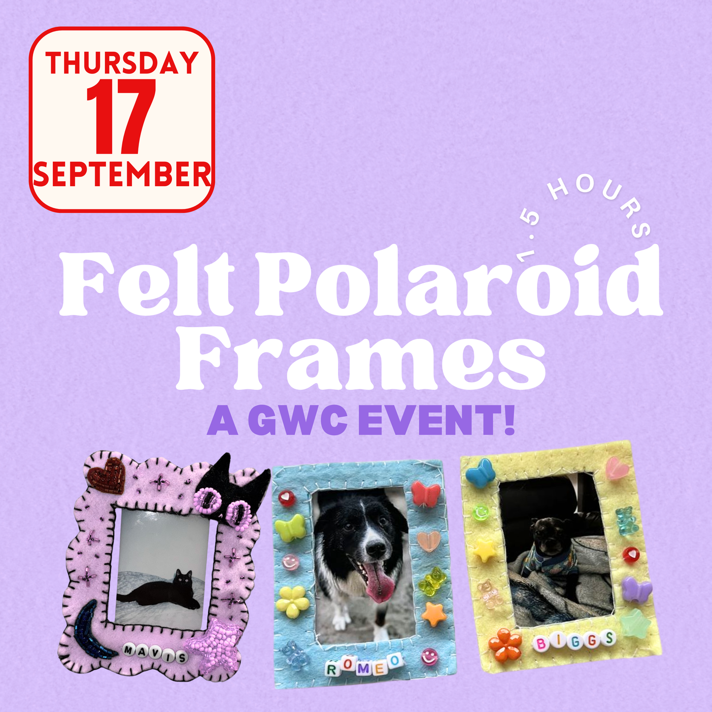 Felt Polaroid Frame Workshop