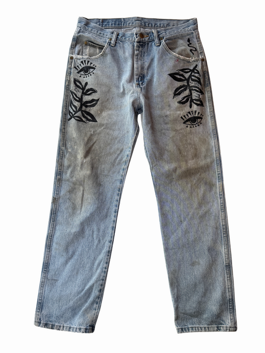 Upcycled Wrangler Jeans