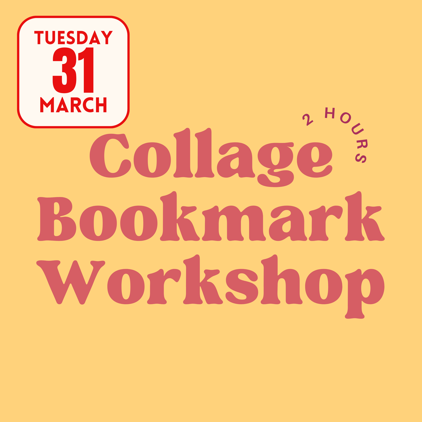 Collage Book Mark Making