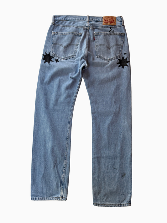 Upcycled Levi's 505 Jeans
