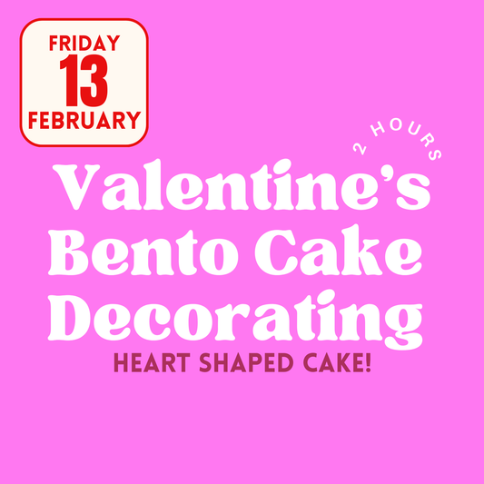 Valentine's Bento Cake Decorating