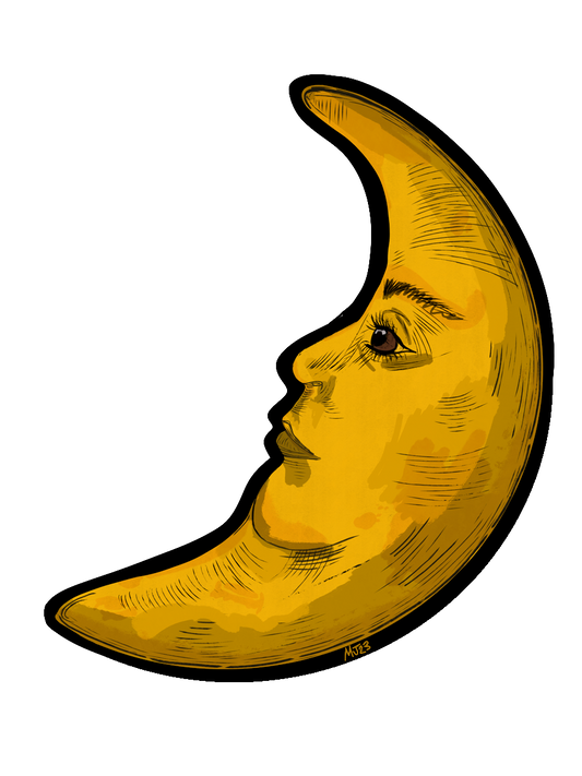 Moon Sticker