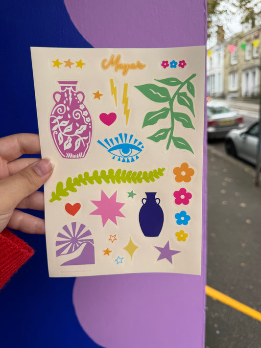 Sticker Sheet (Colour)