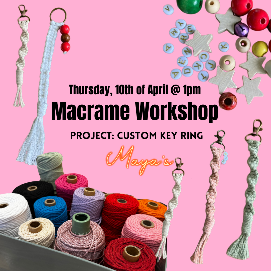 Macrame Key Ring Workshop