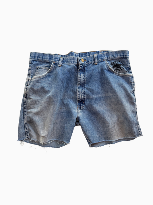 Upcycled Wrangler Cut-off Jorts